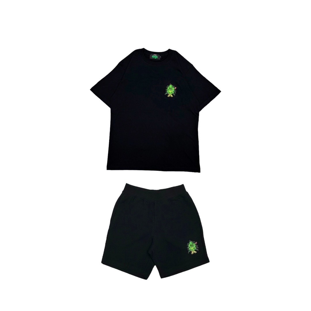 Samurai Ganja one point T-shirts & Shorts Set up